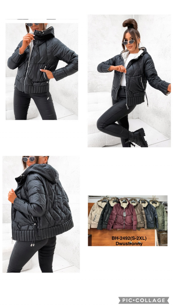 Kurtki damskie cienki Roz S-2XL, 1 Kolor Paczka 5 szt